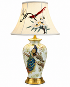 Peacock Garden Designer Table Lamps for Living Room