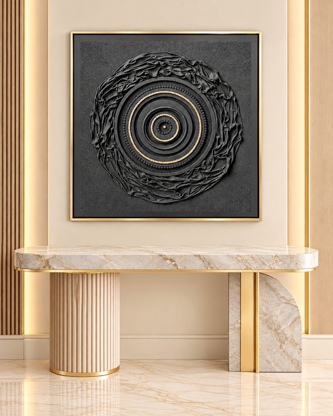 Whispers of Infinity Modern Wall Art (40 x 40 Inches)