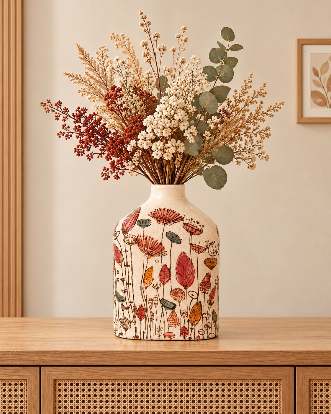 Botanical Meadow Decorative Vase & Home Decoration Items