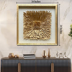 Sunburst Petals Shadow Box Wall Decoration Piece