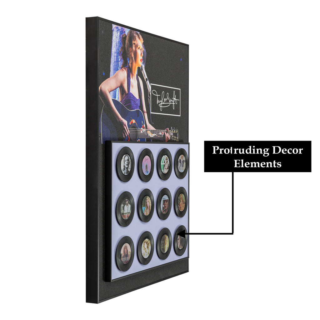The Melody of Taylor Swift Wall Decoration Pop Art Shadow box