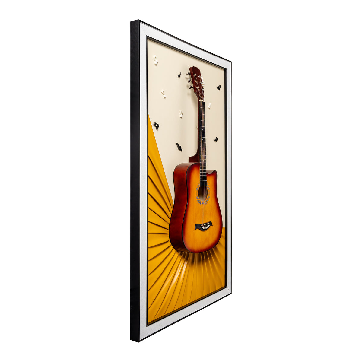 Guitar Melody Pop Art Shadow Box Wall Decoration Piece
