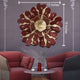 Nature's Symphony Metal Wall Decor (Red)
