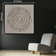 Whispering Meridian Modern Wall Art (40 x 40 Inches)