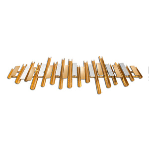 Soundwave Metallic Wall Decor