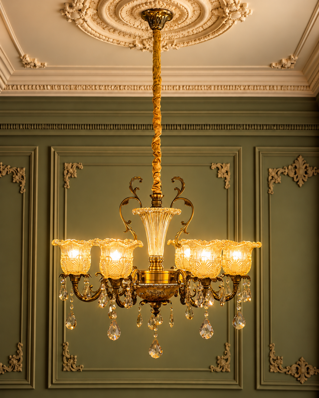 Florentine Charm Chandelier for Home & item for Home Decoration