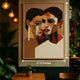 Dual Soul Fusion Hand painted Wall Art ( 47x31.5 Inches )