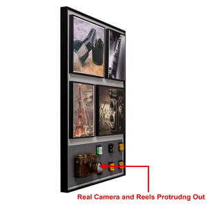 Retro Camera Charm Pop Art Shadow box
