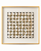 Lunar Grid Shadow Box Wall Decoration Item