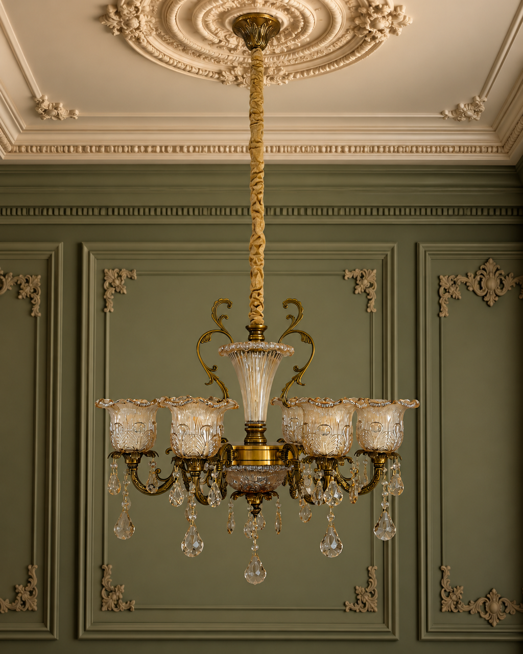 Florentine Charm Chandelier for Home & item for Home Decoration