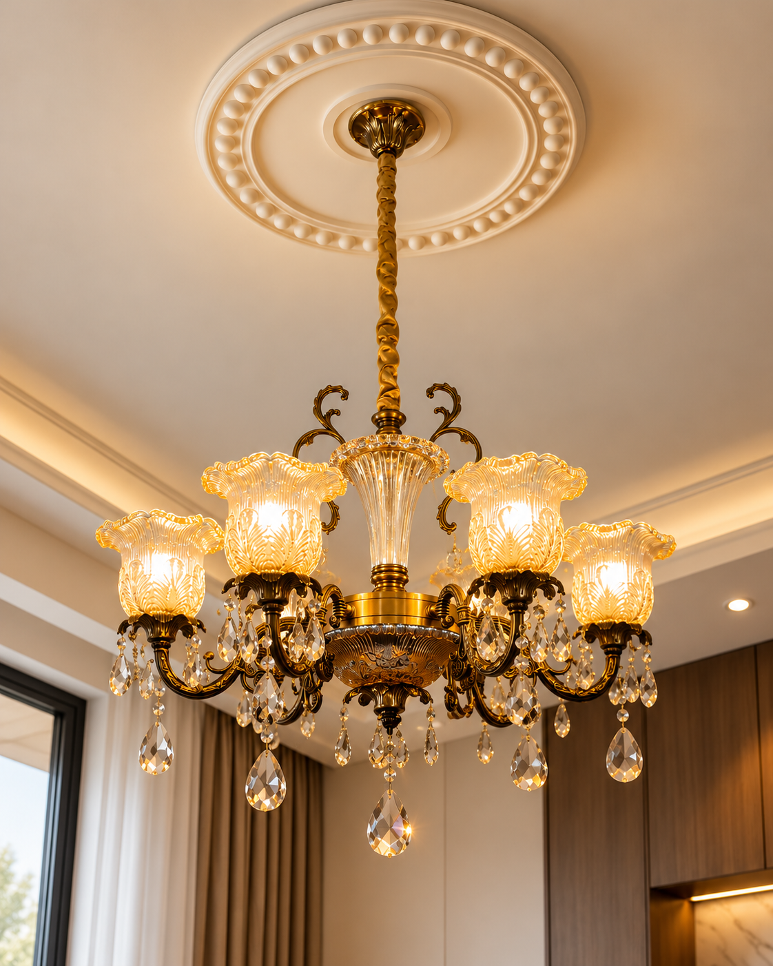 Florentine Charm Chandelier for Home & item for Home Decoration