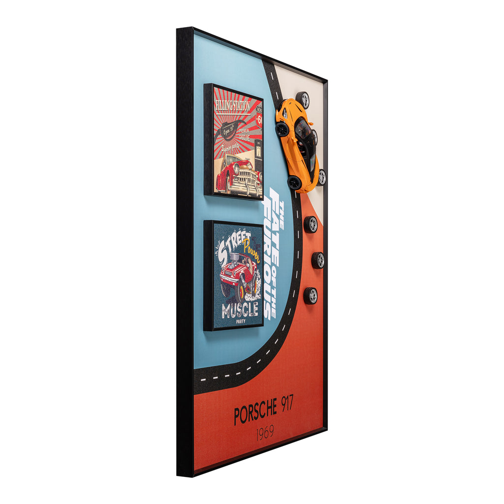 Porsche Passion Pop Art Shadow box