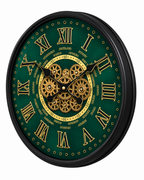 World Passage Luxury Designer Silent Movement Wall Clocks for the Home With Moving Gear Mechanism Buy Wall Clock Online (Steel Body)