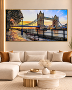 Tower Bridge Mystical Mirage Crystal Glass Painting