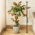 Sunfire Hibiscus Elegance Artificial plant - (4 Feet) (Natural Feel)