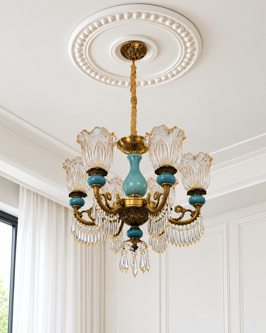 Palace Elegance Chandelier for Home & item for Home Decoration