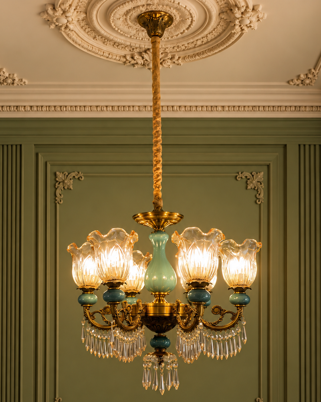 Palace Elegance Chandelier for Home & item for Home Decoration