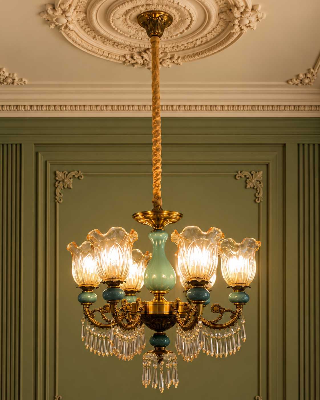 Palace Elegance Chandelier for Home & item for Home Decoration