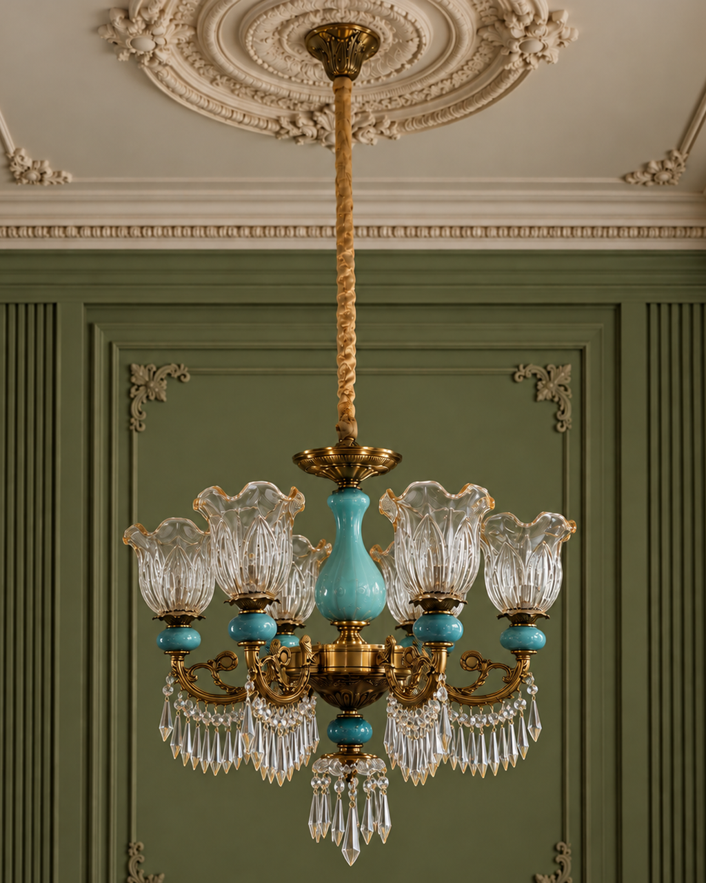 Palace Elegance Chandelier for Home & item for Home Decoration
