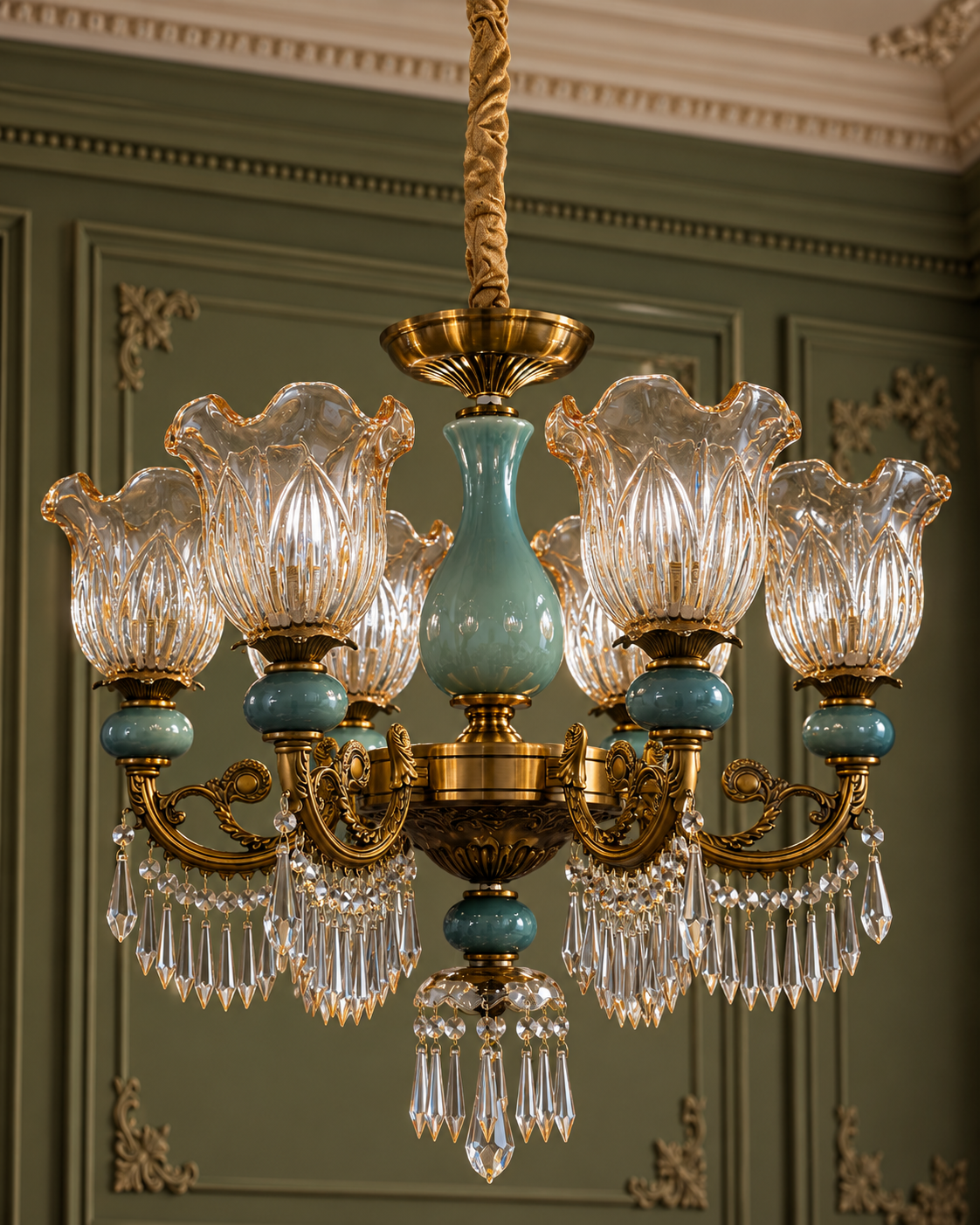 Palace Elegance Chandelier for Home & item for Home Decoration