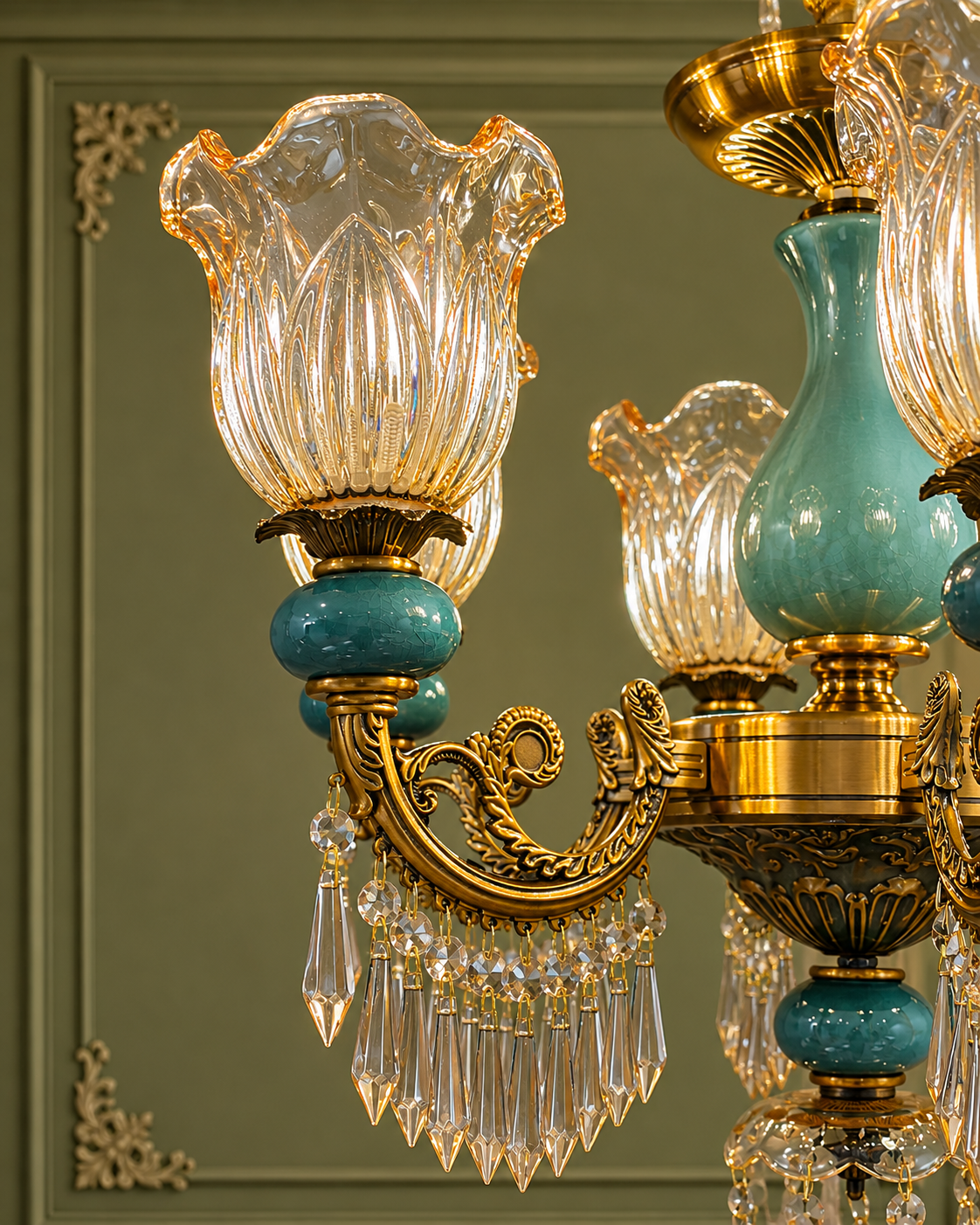 Palace Elegance Chandelier for Home & item for Home Decoration