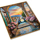 Blooming Sunset Pathway Crystal Glass Framed Wall Paintings For Home & Wall Decoration items