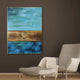 Abstract Tapestry Handpainted Wall Painting (With outer Floater Frame)