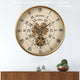 Mystic Motion Luxury Designer Watches Wall Clock For Living Room With Moving Gear Mechanism Buy Wall Clock Online - Medium (White) (Steel Body)