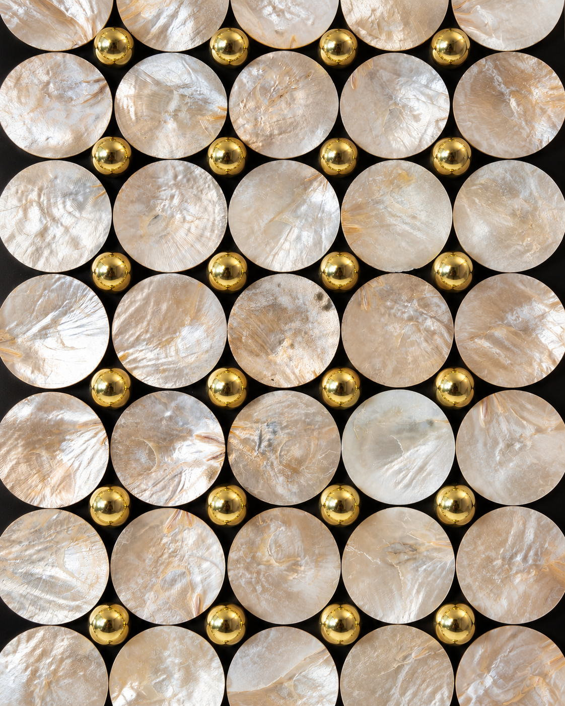 Lunar Grid Shadow Box Wall Decoration Item