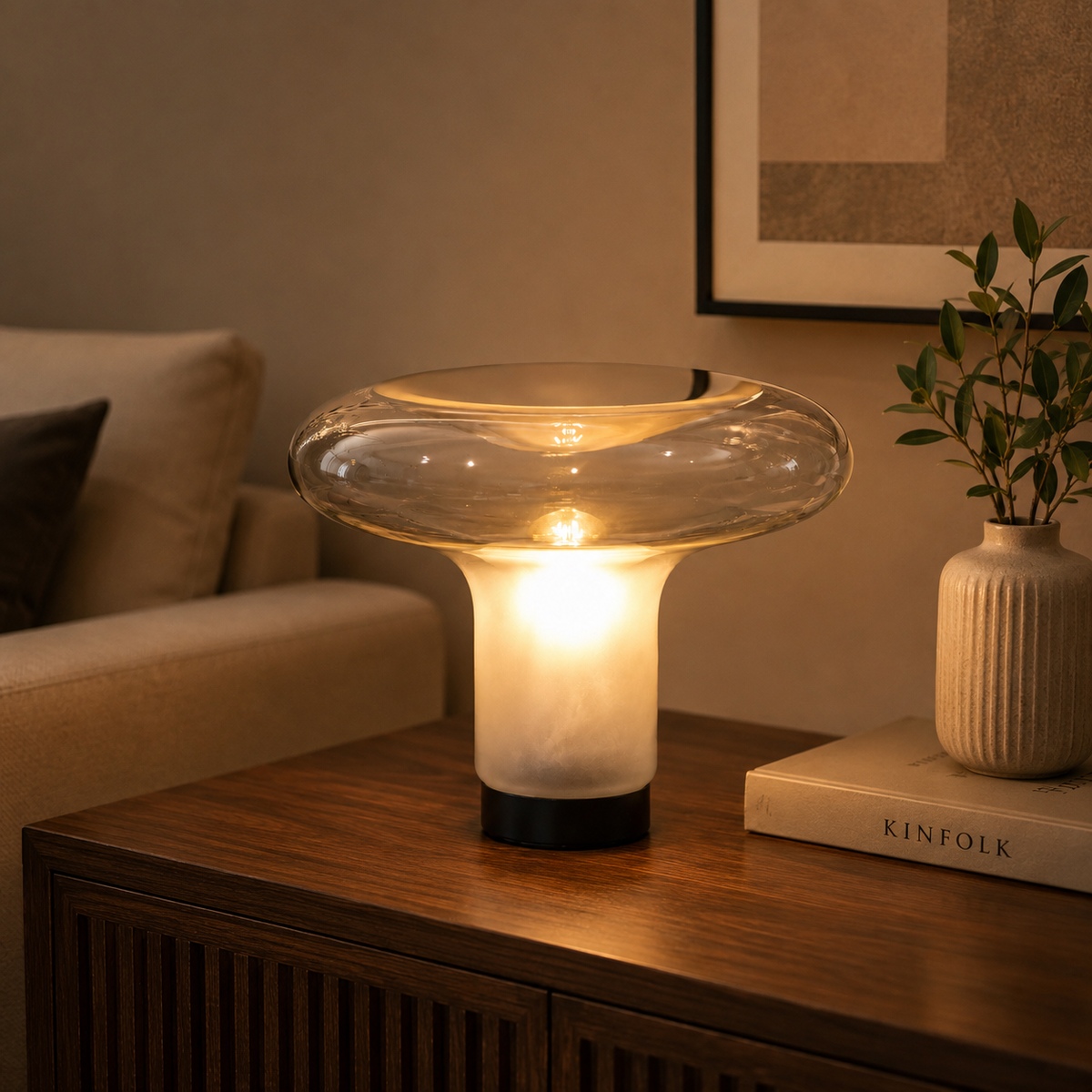 Vesper Glow Table lamp for Home & Item for Home Decoration (Italian Designer Collection)