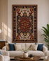 Traditional Persian Harmony Embossed Wall Painting for Home & Item for Wall Decoration ( 35.5 x 23.5 Inches )