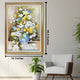 Springtime Bliss 100% Decorative Hand painting for Home Decor (With Outer Floater Frame) (34x45.5 Inches)