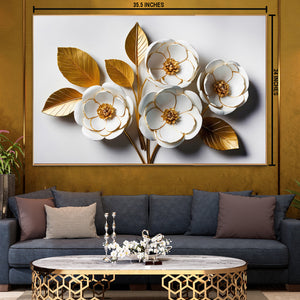 Golden Florets  Canvas Paintings