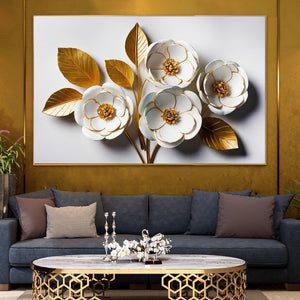 Golden Florets  Canvas Paintings