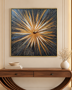 Energy Flux Creation Modern Wall Art (40 x 40 Inches)