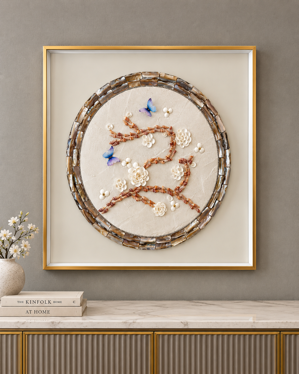 Enchanted Branches Shadow Box Wall Decoration Item