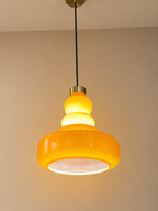 Halo Stack Pendant Light For Home & Item for Home Decoration  - Orange