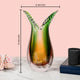 Prismvase Handblown Glass Decorative Vase & Showpiece - Green