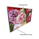 Floral Serenade Handpainted Wall Painting (With Outer Floater Frame)