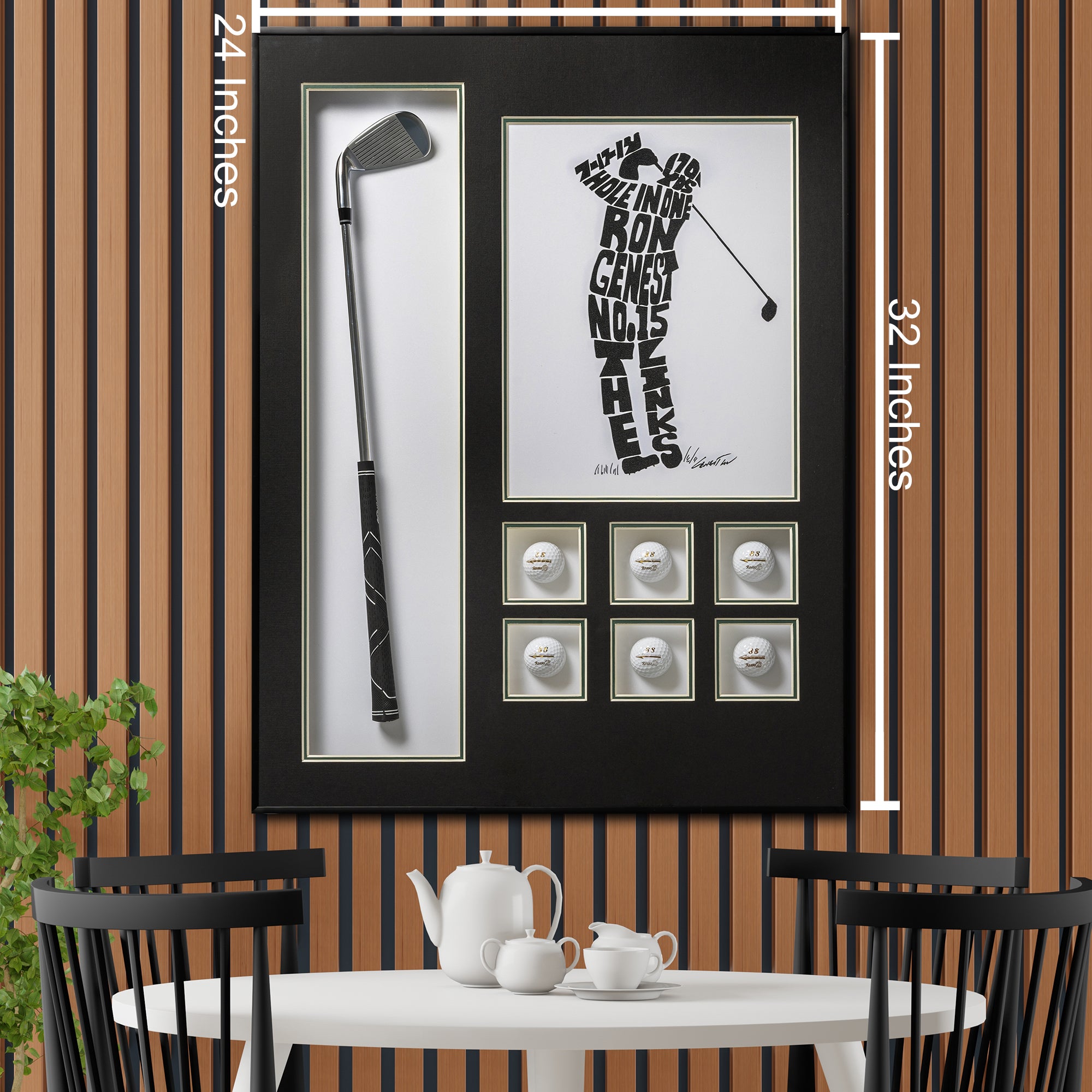 Putter Shadow Box Buy Masterstroke Golf Art Shadow box | Dekor Company