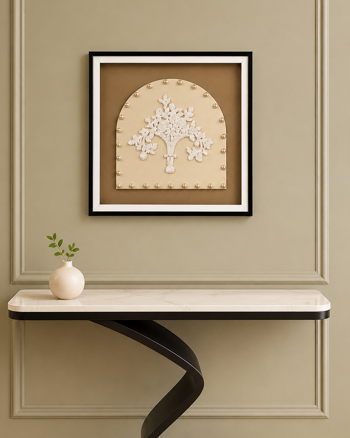 Royal Blossom Shadow Box and Wall decoration item