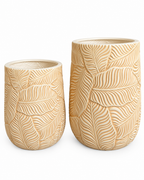 Garden Relief Indoor Planters For Home - Beige