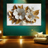 Petal Symphony Framed Canvas Painting & Wall Decoration Item