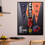 Ferrari Fantasy Pop Art Shadow Box