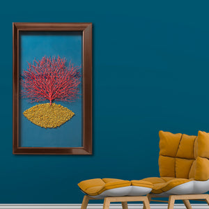 A symphony of Trees Shadow Box Wall Decoration Piece
