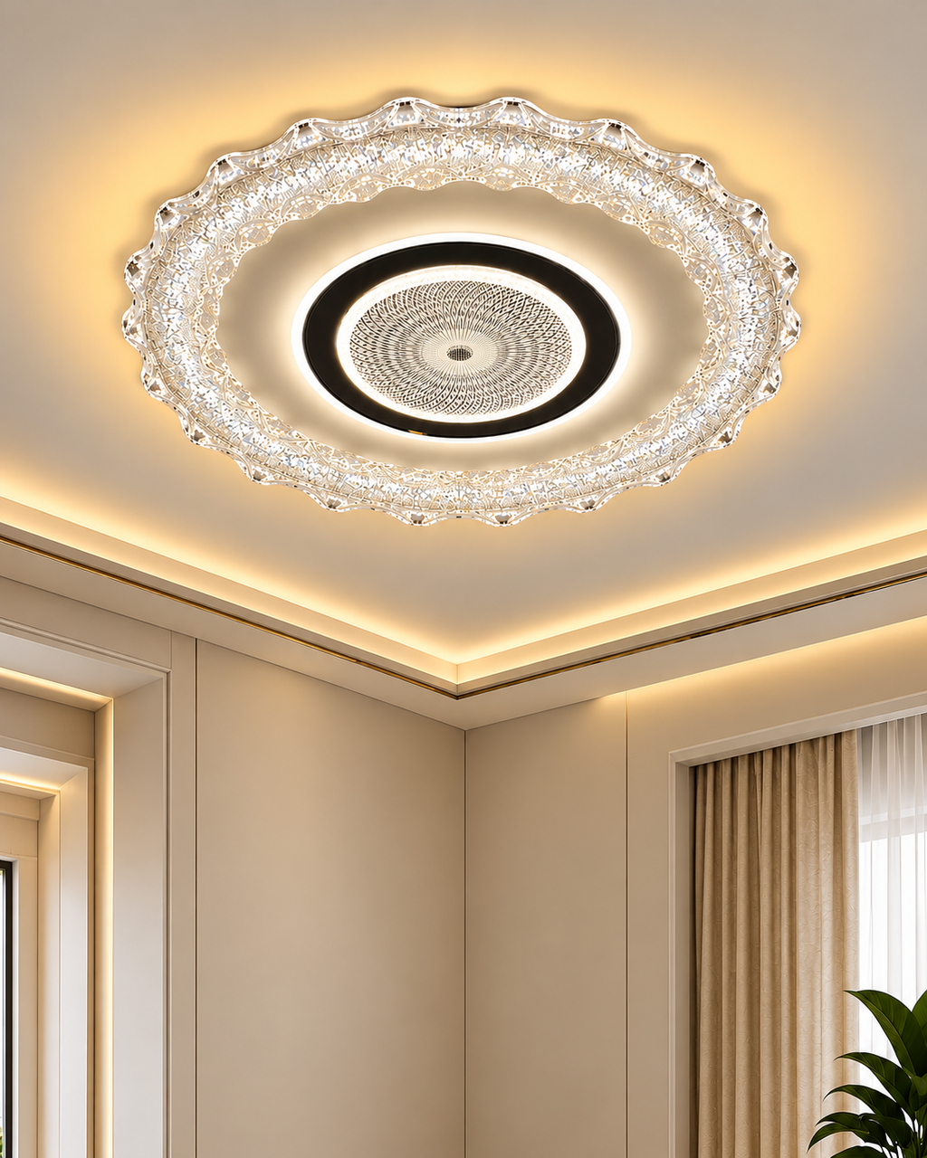 Elysian Radiance Ceiling Light for Home & item for Decoration