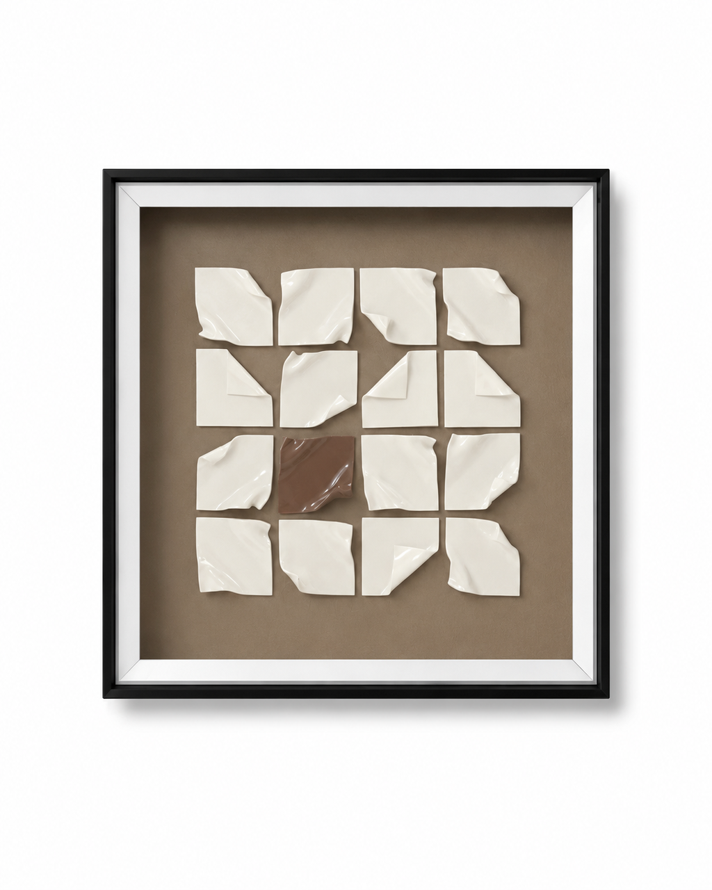 Abstract Form Shadow Box for Wall Decoration & Wall Art