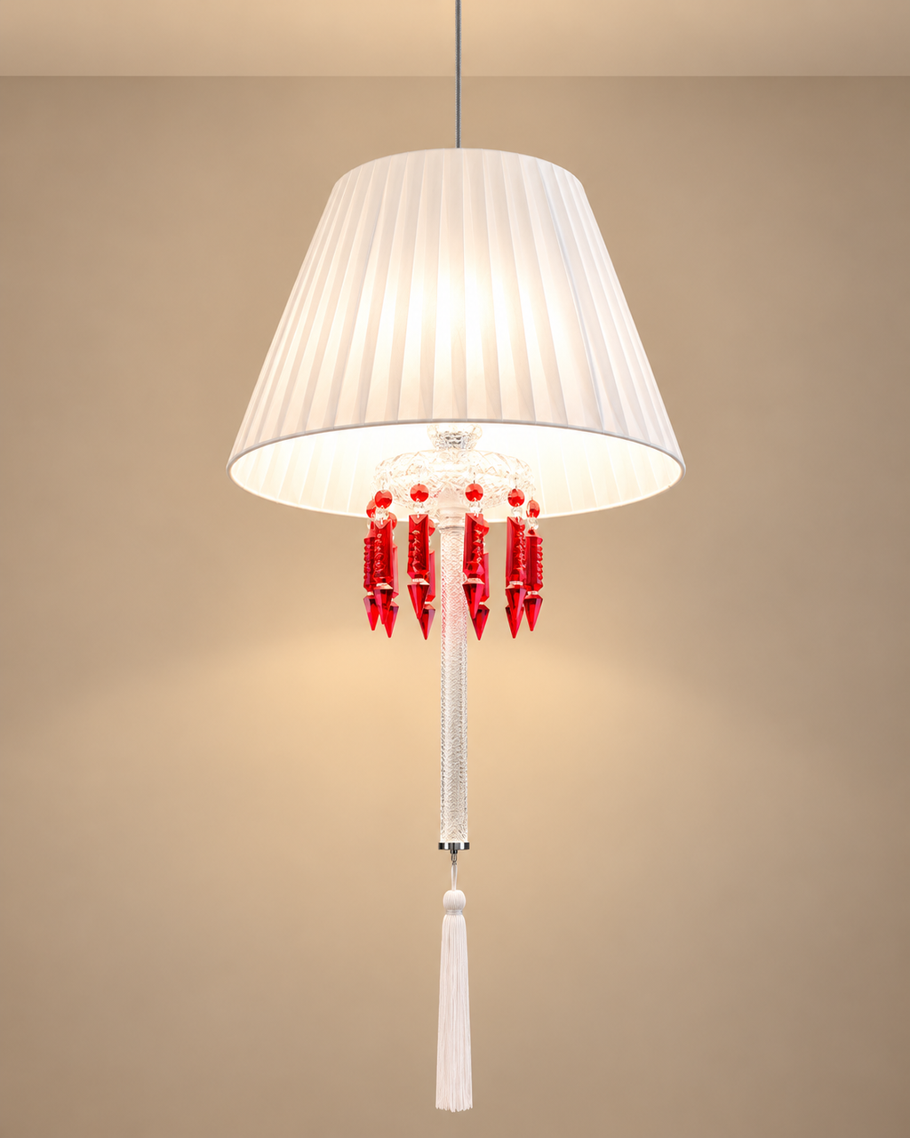 Avelisse Glow Ceiling Light for Home & item for Decoration - Red