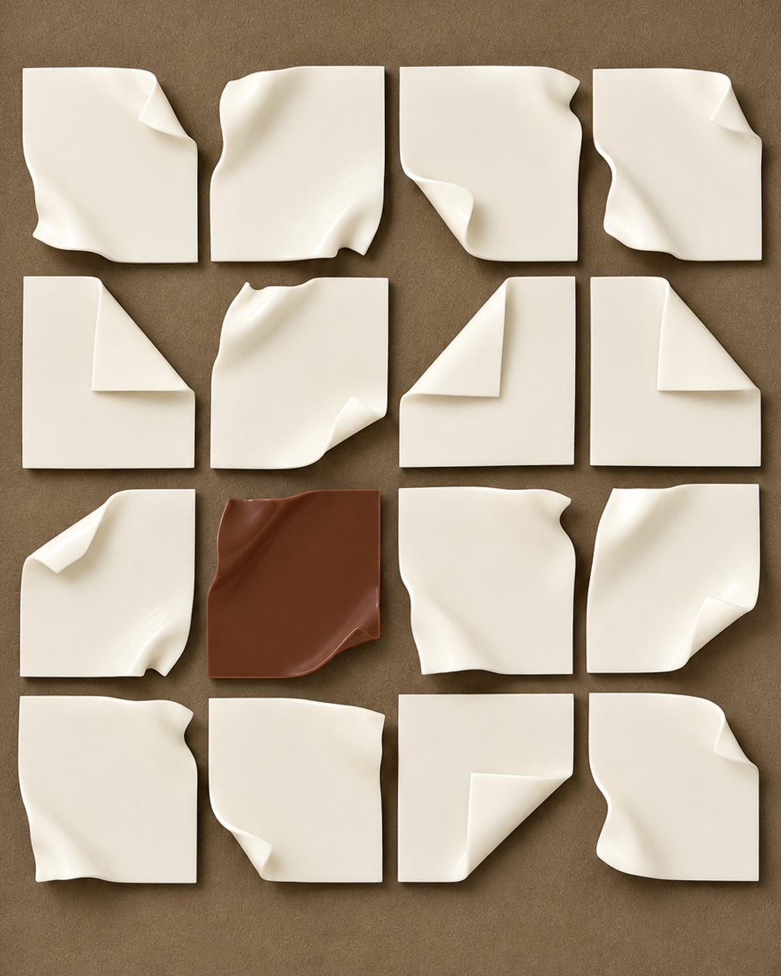Abstract Form Shadow Box for Wall Decoration & Wall Art