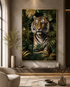 Majestic Tiger of the Wild Crystal Glass Painting & Wall Decoration Items